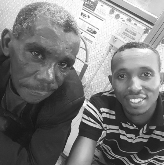 File image of Nyali MP Mohammed Ali and Comedian Abdalla Moi.